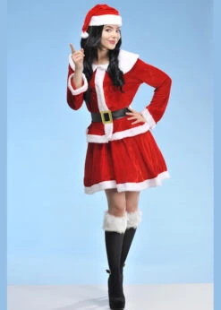 Womens Christmas Mrs Claus Santa Costume 9 Womens Christmas Mrs Claus Santa Costume -Halloween Fans Shop 36989 mrs claus costume 02