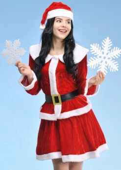 Womens Christmas Mrs Claus Santa Costume 10 Womens Christmas Mrs Claus Santa Costume -Halloween Fans Shop 36989 mrs claus costume 03