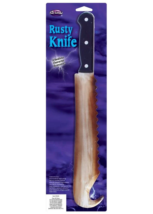 Halloween Plastic Rusty Hook Knife Prop Weapon 4 Halloween Plastic Rusty Hook Knife Prop Weapon - Image 2