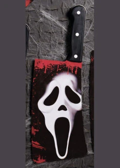 Scream Ghost Face Graphic Blade Prop Cleaver Knife