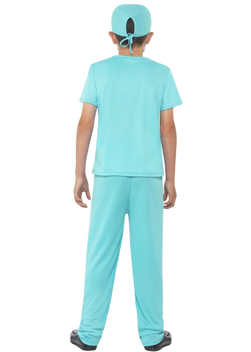 Kids Size Surgeon Scrubs Doctor Costume 6 Kids Size Surgeon Scrubs Doctor Costume - Image 4