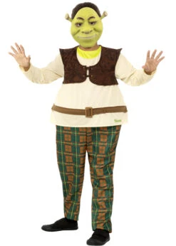 Childrens Size Deluxe Shrek Costume