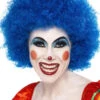 Bright Blue Curly Clown Wig -Halloween Fans Shop 42083rs