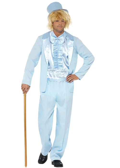 Mens Dumb And Dumber Style Blue Tuxedo Costume 3 Mens Dumb And Dumber Style Blue Tuxedo Costume