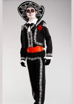Adult Day Of The Dead Mexican Skeleton Costume