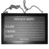 Cops And Robbers Prop Mug Shot Chalkboard 1 Cops And Robbers Prop Mug Shot Chalkboard -Halloween Fans Shop 4417B rs