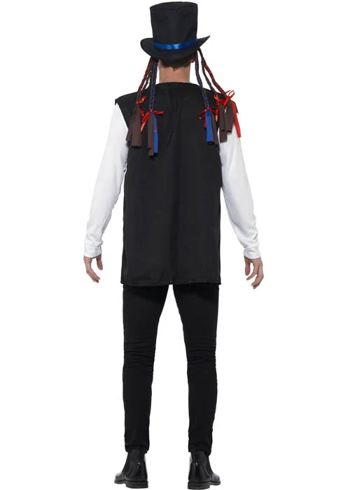 Mens Boy George Style 80s Pop Star Costume 5 Mens Boy George Style 80s Pop Star Costume - Image 3