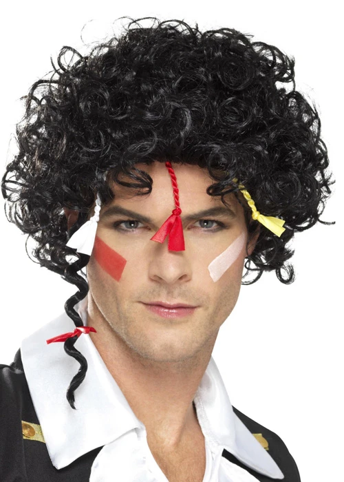 1980s Adam Ant Style New Romantic Wig 3 1980s Adam Ant Style New Romantic Wig