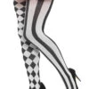 Womens Plus Size Queen Of Hearts Wonderland Tights 2 Womens Plus Size Queen Of Hearts Wonderland Tights -Halloween Fans Shop 45026 plus size wonderland tights
