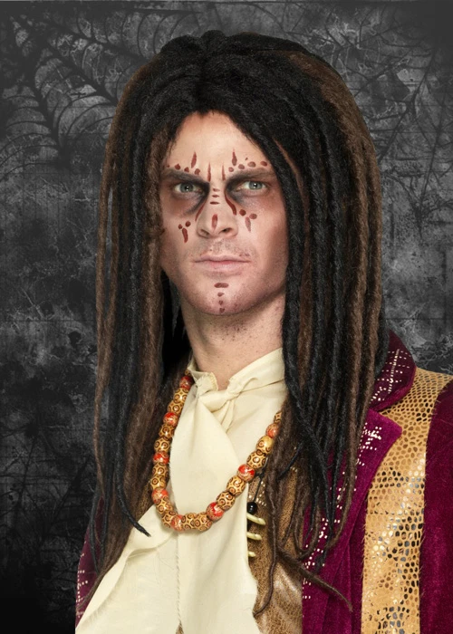 Mens Halloween Deluxe Voodoo Dreadlock Wig 3 Mens Halloween Deluxe Voodoo Dreadlock Wig