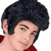 Childrens Size Black Elvis Style Rock N Roll Wig 1 Childrens Size Black Elvis Style Rock N Roll Wig -Halloween Fans Shop 46928 rs