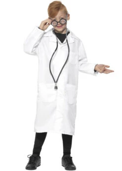 Childrens Size Doctor Or Scientist Lab Coat Costume