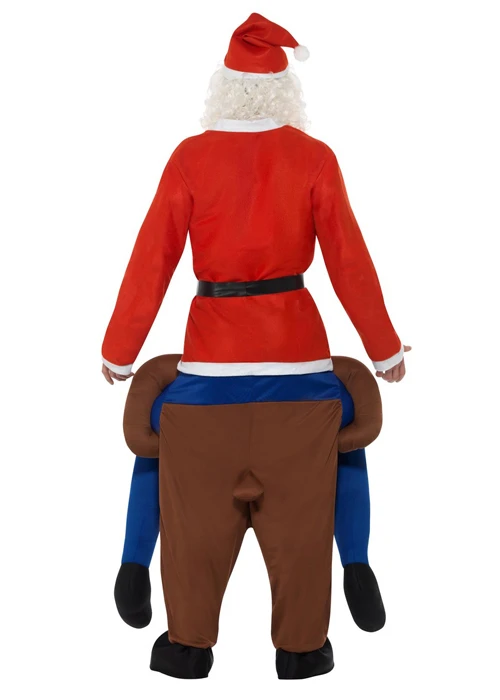 Funny Christmas Piggyback Reindeer Costume 5 Funny Christmas Piggyback Reindeer Costume - Image 3