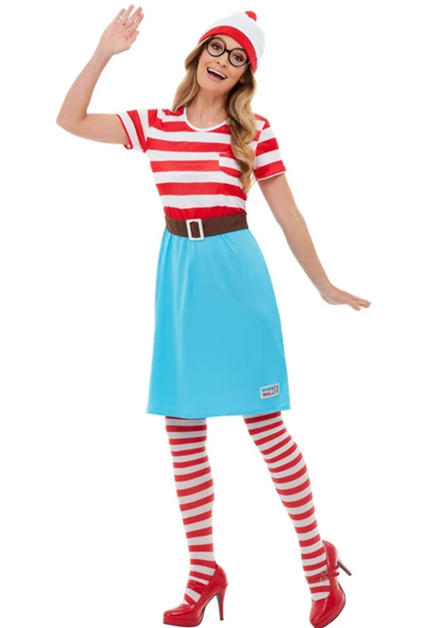 Womens Wheres Wally Wenda Costume 4 Womens Wheres Wally Wenda Costume - Image 2