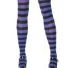 Purple Striped Stockings -Halloween Fans Shop 6005purplexrs