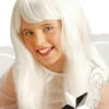 Childrens Christmas Angel Long White Wig