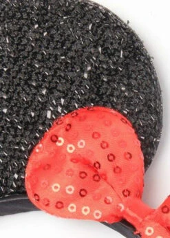 Black And Red Minnie Mouse Style Ears On Headband -Halloween Fans Shop 6679 rs 03