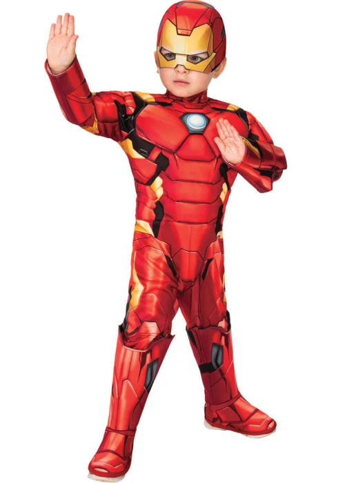 Toddler Size Deluxe Iron Man Costume 3 Toddler Size Deluxe Iron Man Costume