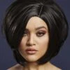 Womens Deluxe Fever Black Savanna Wig -Halloween Fans Shop 72013 rs