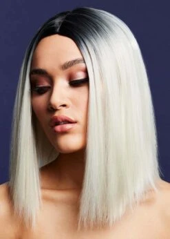 Womens Deluxe Fever Ice Blonde Kylie Wig