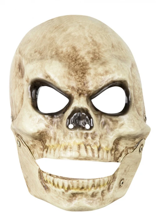 Halloween Plastic Skull Mask With Movable Jaw 5 Halloween Plastic Skull Mask With Movable Jaw - Image 3