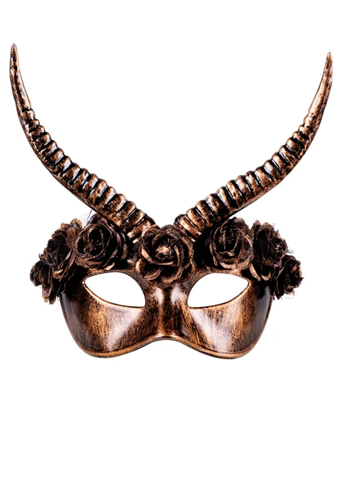 Womens Gothic Bronze Mama Legba Eye Mask 4 Womens Gothic Bronze Mama Legba Eye Mask - Image 2