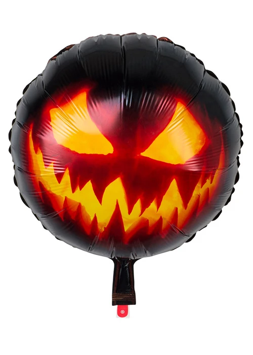 Creepy Pumpkin Halloween Uninflated Helium Balloon 4 Creepy Pumpkin Halloween Uninflated Helium Balloon - Image 2
