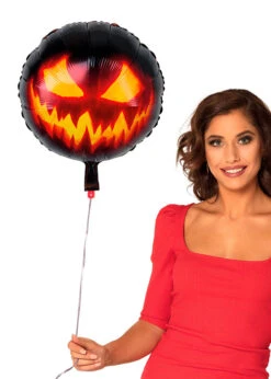 Creepy Pumpkin Halloween Uninflated Helium Balloon 9 Creepy Pumpkin Halloween Uninflated Helium Balloon -Halloween Fans Shop 72315 rs 01