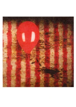 Halloween Creepy Carnival Striped Circus Napkins Pack 12