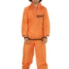 Kids Orange Prisoner Jumpsuit Convict Costume 2 Kids Orange Prisoner Jumpsuit Convict Costume -Halloween Fans Shop 72928 rs