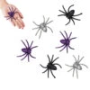 Halloween Party Glitter Spider Decorations Pk6 -Halloween Fans Shop 74476rs