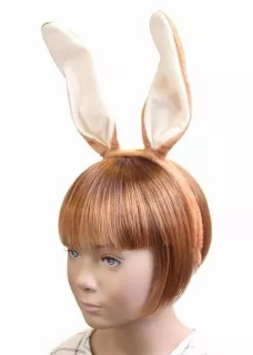 Brown Bunny Rabbit Ears On Headband 4 Brown Bunny Rabbit Ears On Headband - Image 2