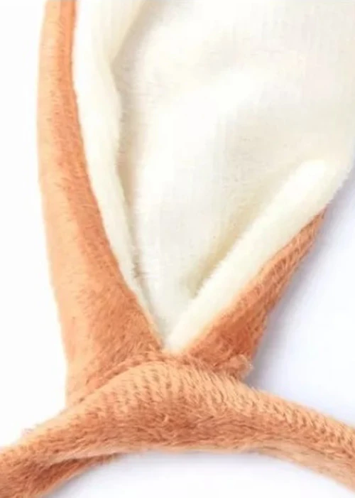 Brown Bunny Rabbit Ears On Headband 5 Brown Bunny Rabbit Ears On Headband - Image 3