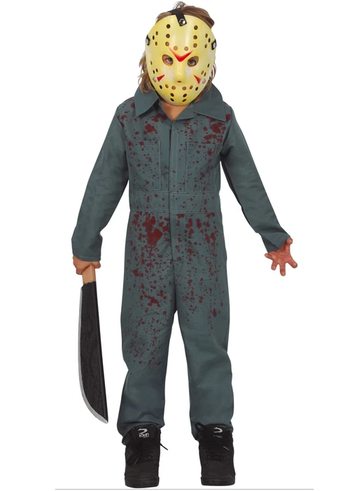 Childrens Halloween Jason Voorhees Style Costume 3 Childrens Halloween Jason Voorhees Style Costume