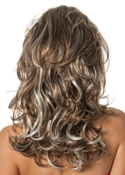 Womens Deluxe 1960s Long Brown Blonde Bouffant Wig 4 Womens Deluxe 1960s Long Brown Blonde Bouffant Wig - Image 2