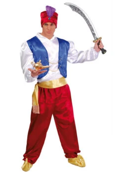 Mens Aladdin Style Arabian Prince Costume