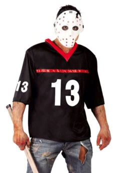 Mens Halloween Jason Style Hockey Costume