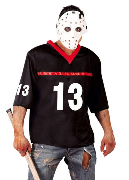 Mens Halloween Jason Style Hockey Costume 3 Mens Halloween Jason Style Hockey Costume
