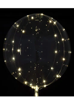 Inflated Light Up Clear Helium Balloon With LED Lights