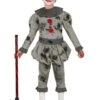 Kids Pennywise Style Scary Grey It Clown Costume -Halloween Fans Shop 83419 rs