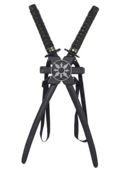 Plastic Double Ninja Sword Set
