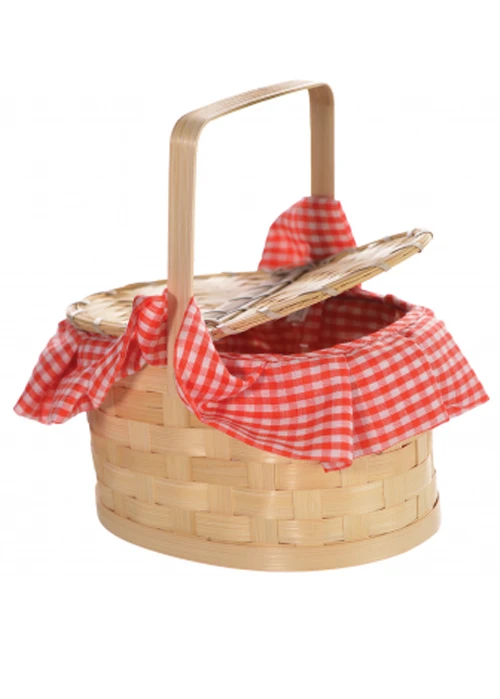 Gingham Red Riding Hood Basket Purse 3 Gingham Red Riding Hood Basket Purse