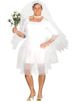 Mens Funny Stag Night Bride Costume