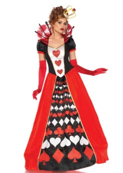 Womens Deluxe Leg Avenue Queen Of Hearts Costume