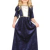Childrens Blue Medieval Princess Costume -Halloween Fans Shop 85596 medieval costume