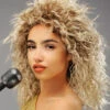 80s Deluxe Tina Turner Style Fancy Dress Wig -Halloween Fans Shop 86374 tina turner wig