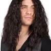 Mens Classic Rock Star Long Brown Wavy Mick Wig 1 Mens Classic Rock Star Long Brown Wavy Mick Wig -Halloween Fans Shop 86411 rs