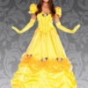 Womens Deluxe Long Belle Style Princess Costume 1 Womens Deluxe Long Belle Style Princess Costume -Halloween Fans Shop 86707 long belle princess costume