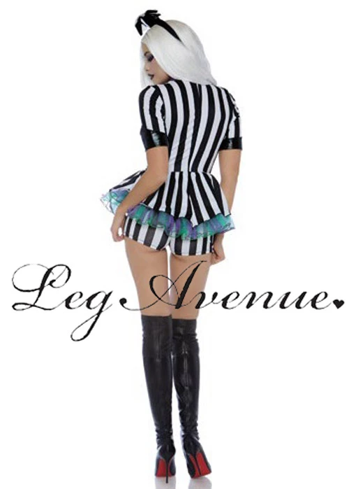 Ladies Leg Avenue Striped Beetle Babe Costume 4 Ladies Leg Avenue Striped Beetle Babe Costume - Image 2