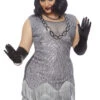 Plus Size Womens Deluxe 1920s Grey Flapper Costume 2 Plus Size Womens Deluxe 1920s Grey Flapper Costume -Halloween Fans Shop 86855X rs